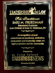 Leadership in Law - Sari M. Friedman - Business News